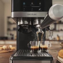 Power Espresso 20 Grind Cafetera Espresso con 1350W, 20 Bares, Depósito de 1.7L, Molienda Ajustable