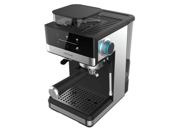 Power Espresso 20 Grind Cafetera Espresso con 1350W, 20 Bares, Depósito de 1.7L, Molienda Ajustable