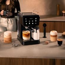 Power Espresso Touch ColdBrew Latte Cafetera semiautomática con sistema Coldbrew, pantalla táctil y depósito de leche.