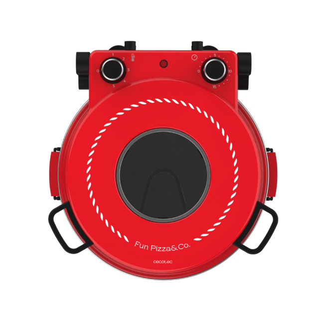 Fun Pizza&Co Mamma Mía Window Forno elettrico per pizza da 1200 W con finestra, timer, temperatura regolabile e pale in acciaio.