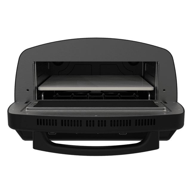 Pizza&Co 500 Max Horno para pizza multifuncional de 13L con control digital, amplio rango de temperatura, ahumado, y accesorios.