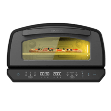 Pizza&Co 500 Max Horno para pizza multifuncional de 13L con control digital, amplio rango de temperatura, ahumado, y accesorios.