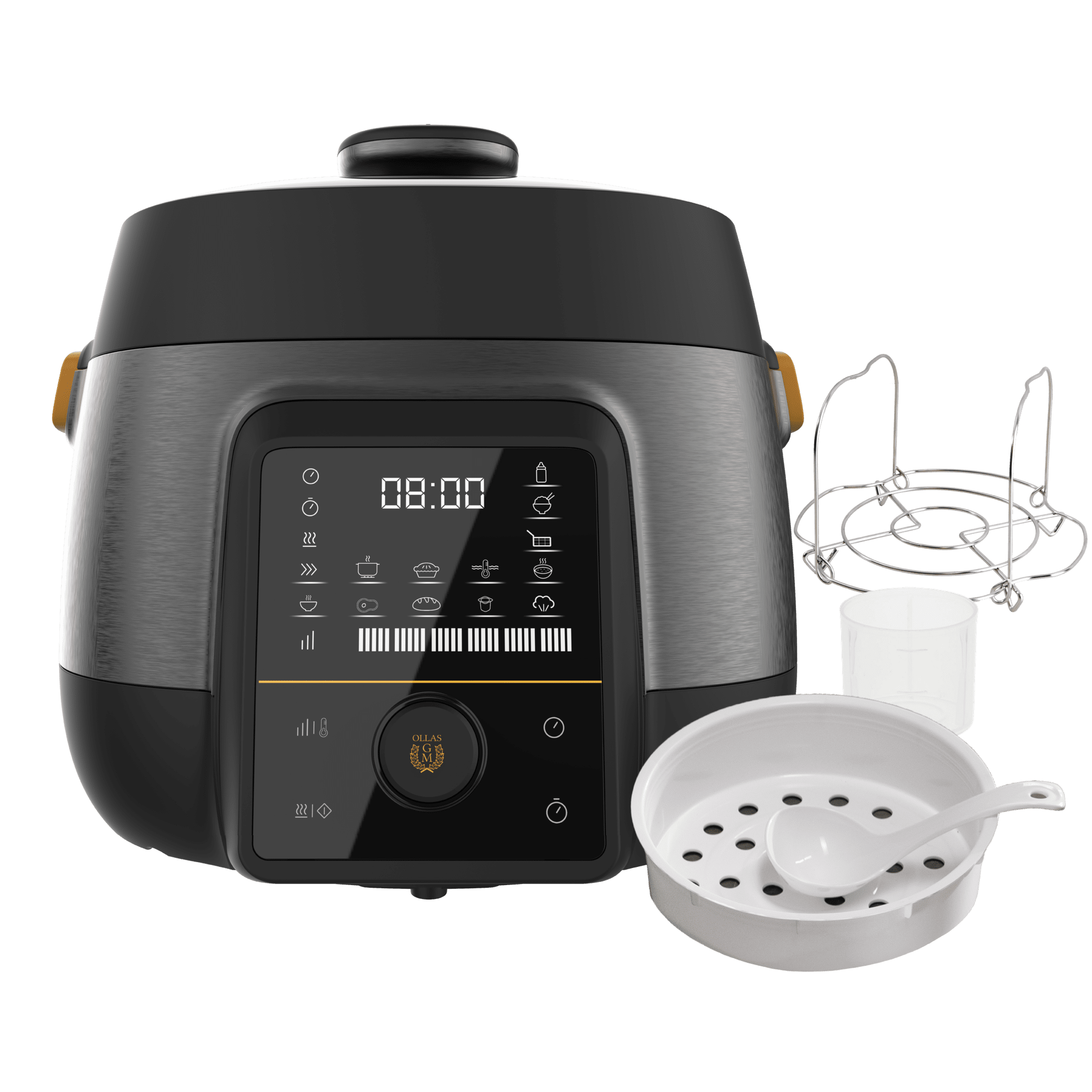 GM Pot Chef 5000 Programmierbarer Multikocher mit 5 L und 1000 W.