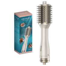 Air DryBold Cepillo de aire con placas calefactoras, 1200W, Seca, Alisa, Moldea, Da Volumen y Desenreda, Generador de Iones, Temperaturas Controladas para Cabello Húmedo y Seco, 3 Modos de Uso, Punta Fría para Moldeado Cómodo