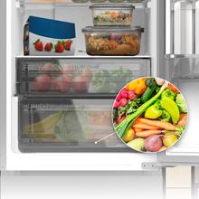 Bolero CoolMarket Combi 335 Grey E Frigorífico combi gris de libre instalación, 195,3cm alto por 59,5cm ancho, Capacidad 335L, No Frost, Compresor Inverter Plus, Cajón temperatura variable Fresh Flex, Cajón con control de humedad,  Multi AirFlow, Fast Cooling y Fast Freezing, Luz Led, Apertura 90º,  Control electrónico, Puerta Reversible, Estantes de cristal y Clase E.