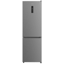 Bolero CoolMarket Combi 335 Inox E Frigorífico combi inox de libre instalación, 195,3cm alto por 59,5cm ancho, Capacidad 333L, No Frost, Compresor Inverter Plus, Cajón temperatura variable Fresh Flex, Cajón con control de humedad,  Multi AirFlow, Fast Cooling y Fast Freezing, Luz Led, Apertura 90º,  Control electrónico, Puerta Reversible, Estantes de cristal y Clase E.