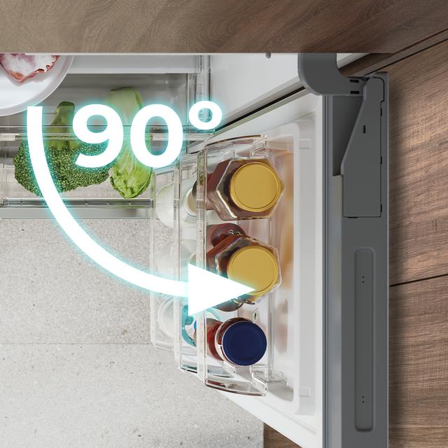 Bolero CoolMarket Combi 335 Inox E Frigorífico combi inox de libre instalación, 195,3cm alto por 59,5cm ancho, Capacidad 333L, No Frost, Compresor Inverter Plus, Cajón temperatura variable Fresh Flex, Cajón con control de humedad,  Multi AirFlow, Fast Cooling y Fast Freezing, Luz Led, Apertura 90º,  Control electrónico, Puerta Reversible, Estantes de cristal y Clase E.