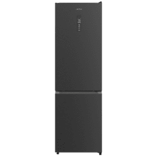 Bolero CoolMarket Combi 335 Dark E Frigorífico combi inox oscuro de libre instalación, 195,3cm alto por 59,5cm ancho, Capacidad 333L, No Frost, Compresor Inverter Plus, Cajón temperatura variable Fresh Flex, Cajón con control de humedad,  Multi AirFlow, Fast Cooling y Fast Freezing, Luz Led, Apertura 90º,  Control electrónico, Puerta Reversible, Estantes de cristal y Clase E.