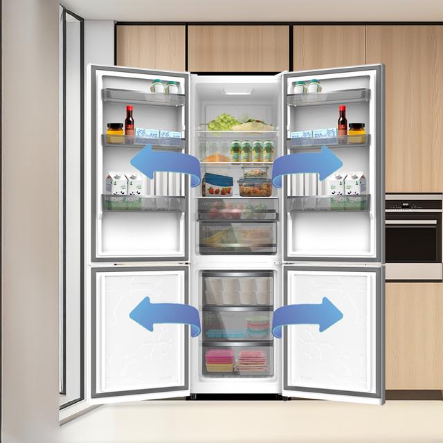 Bolero CoolMarket Combi 335 White Glass E Frigorífico combi cristal blanco de libre instalación, 195,3cm alto por 59,5cm ancho, Capacidad 333L, No Frost, Compresor Inverter Plus, Cajón temperatura variable Fresh Flex, Cajón con control de humedad,  Multi AirFlow, Fast Cooling y Fast Freezing, Luz Led, Apertura 90º,  Control electrónico, Puerta Reversible, Estantes de cristal y Clase E.