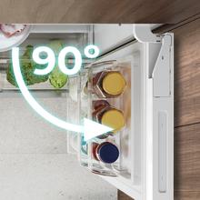 Bolero CoolMarket Combi 335 White Glass E Frigorífico combi cristal blanco de libre instalación, 195,3cm alto por 59,5cm ancho, Capacidad 333L, No Frost, Compresor Inverter Plus, Cajón temperatura variable Fresh Flex, Cajón con control de humedad,  Multi AirFlow, Fast Cooling y Fast Freezing, Luz Led, Apertura 90º,  Control electrónico, Puerta Reversible, Estantes de cristal y Clase E.