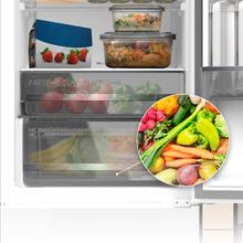 Bolero CoolMarket Combi 335 White Glass E Frigorífico combi cristal blanco de libre instalación, 195,3cm alto por 59,5cm ancho, Capacidad 333L, No Frost, Compresor Inverter Plus, Cajón temperatura variable Fresh Flex, Cajón con control de humedad,  Multi AirFlow, Fast Cooling y Fast Freezing, Luz Led, Apertura 90º,  Control electrónico, Puerta Reversible, Estantes de cristal y Clase E.