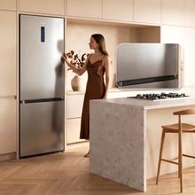 Bolero CoolMarket Combi 405 WL Elite Inox D Bolero CoolMarket Combi 405 WL Elite Inox D - Frigorífico Combi Inox com interior Elite Grey e MAX INSIDE, CoolMatrix, Fresh Flex, Elite Grey, Display Full Color, Total NoFrost, Porta Reversível, Compressor Inverter Plus, Ultra Silencioso 37dB, Modo ECO, Ultra Fast Freezing, Fast Cooling, Classe Energética D