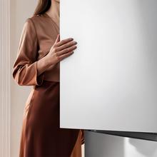 Bolero CoolMarket Combi 405 WL White Inox D - Frigorífico Combi con MAX INSIDE, MetalFlex Cooling, Fresh Flex, Elite Grey, ADF+ Antiolores, Display Full Color, Total NoFrost, Puerta Reversible, Compresor Inverter Plus, Ultra Silencioso 37dB, Modo ECO, Ultra Fast Freezing, Fast Cooling, Clase Energética D