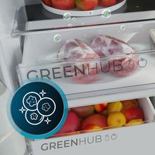 Bolero CoolMarket 4D 456 SBI Inox E Frigorífico 4 Puertas, Semi-Integrable, Ventilación frontal, MetalFlexCooling, Zona convertible (frigorífico-congelador), NoFrost, Esterilización por iones, Extra Capacidad Max Inside 456 Litros, Compresor Inverter Silencioso 35dB, Funciones SuperCool y SuperFreeze, Modo Vacaciones, Display