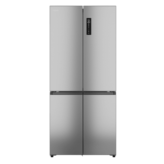 Bolero CoolMarket 4D 456 SBI Inox E Frigorífico 4 Puertas, Semi-Integrable, Ventilación frontal, MetalFlexCooling, Zona convertible (frigorífico-congelador), NoFrost, Esterilización por iones, Extra Capacidad Max Inside 456 Litros, Compresor Inverter Silencioso 35dB, Funciones SuperCool y SuperFreeze, Modo Vacaciones, Display
