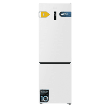Bolero CoolMarket Combi 409 White E Frigorífico Combi Blanco, MAX INSIDE con VIP tech, Cajón Variable 6 temperaturas con control de humedad, Total No Frost, Compresor Inverter Plus, Multi AirFlow, 409 L, 185x59,5cm, Funciones Fast Cooling y Fast Freezing, Modo Smart, Green HUB XL, Display Exterior, Puertas Reversibles, Bandejas Cristal, Clase E.