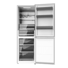 Bolero CoolMarket Combi 409 Inox E Frigorífico Combi Inox, MAX INSIDE con VIP tech, Cool Matrix, Cajón Variable 6 temperaturas con control de humedad, Total No Frost, Compresor Inverter Plus, Multi AirFlow, 409 L, 185x59,5cm, Funciones Fast Cooling y Fast Freezing, Modo Smart, Green HUB XL, Display Exterior, Puertas Reversibles, Botellero, Bandejas Cristal y Clase E.
