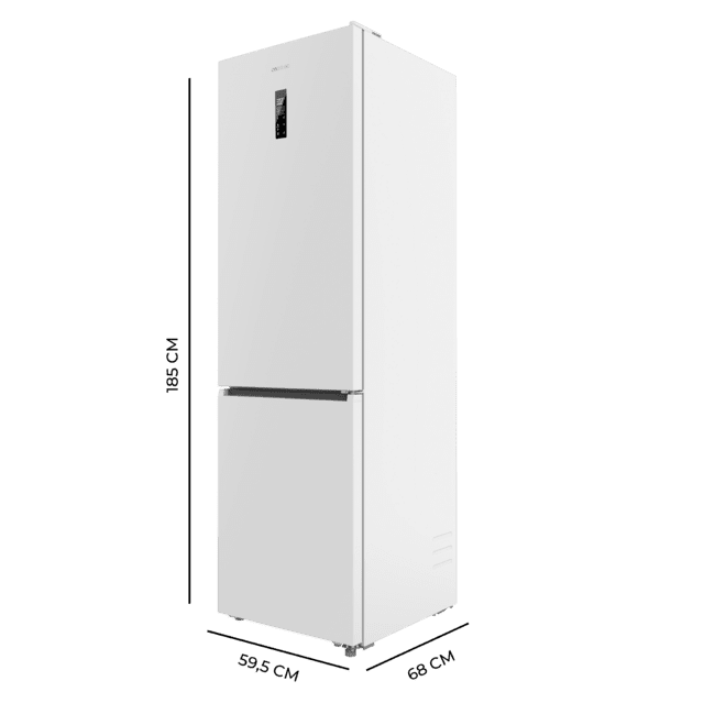 Bolero CoolMarket Combi 409 White C Frigorífico Combi Blanco, Clase C, MAX INSIDE con VIP tech, Cool Matrix, Cajón Variable 6 temperaturas con control de humedad, Total No Frost, Compresor Inverter Plus, Multi AirFlow, 409 L, 185x59,5cm, Funciones Fast Cooling y Fast Freezing, Modo Smart, Green HUB XL, Display Exterior, Puertas Reversibles, Botellero y Bandejas Cristal.