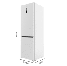 Bolero CoolMarket Combi 409 White C Frigorífico Combi Blanco, Clase C, MAX INSIDE con VIP tech, Cool Matrix, Cajón Variable 6 temperaturas con control de humedad, Total No Frost, Compresor Inverter Plus, Multi AirFlow, 409 L, 185x59,5cm, Funciones Fast Cooling y Fast Freezing, Modo Smart, Green HUB XL, Display Exterior, Puertas Reversibles, Botellero y Bandejas Cristal.