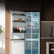 Bolero CoolMarket Combi 409 Inox C Frigorífico Combi Inox, Clase C, MAX INSIDE con VIP tech, Cool Matrix, Cajón Variable 6 temperaturas con control de humedad, Total No Frost, Compresor Inverter Plus, Multi AirFlow, 409 L, 185x59,5cm, Funciones Fast Cooling y Fast Freezing, Modo Smart, Green HUB XL, Display Exterior, Puertas Reversibles, Botellero y Bandejas Cristal.