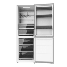 Bolero CoolMarket Combi 409 Inox C Frigorífico Combi Inox, Clase C, MAX INSIDE con VIP tech, Cool Matrix, Cajón Variable 6 temperaturas con control de humedad, Total No Frost, Compresor Inverter Plus, Multi AirFlow, 409 L, 185x59,5cm, Funciones Fast Cooling y Fast Freezing, Modo Smart, Green HUB XL, Display Exterior, Puertas Reversibles, Botellero y Bandejas Cristal.