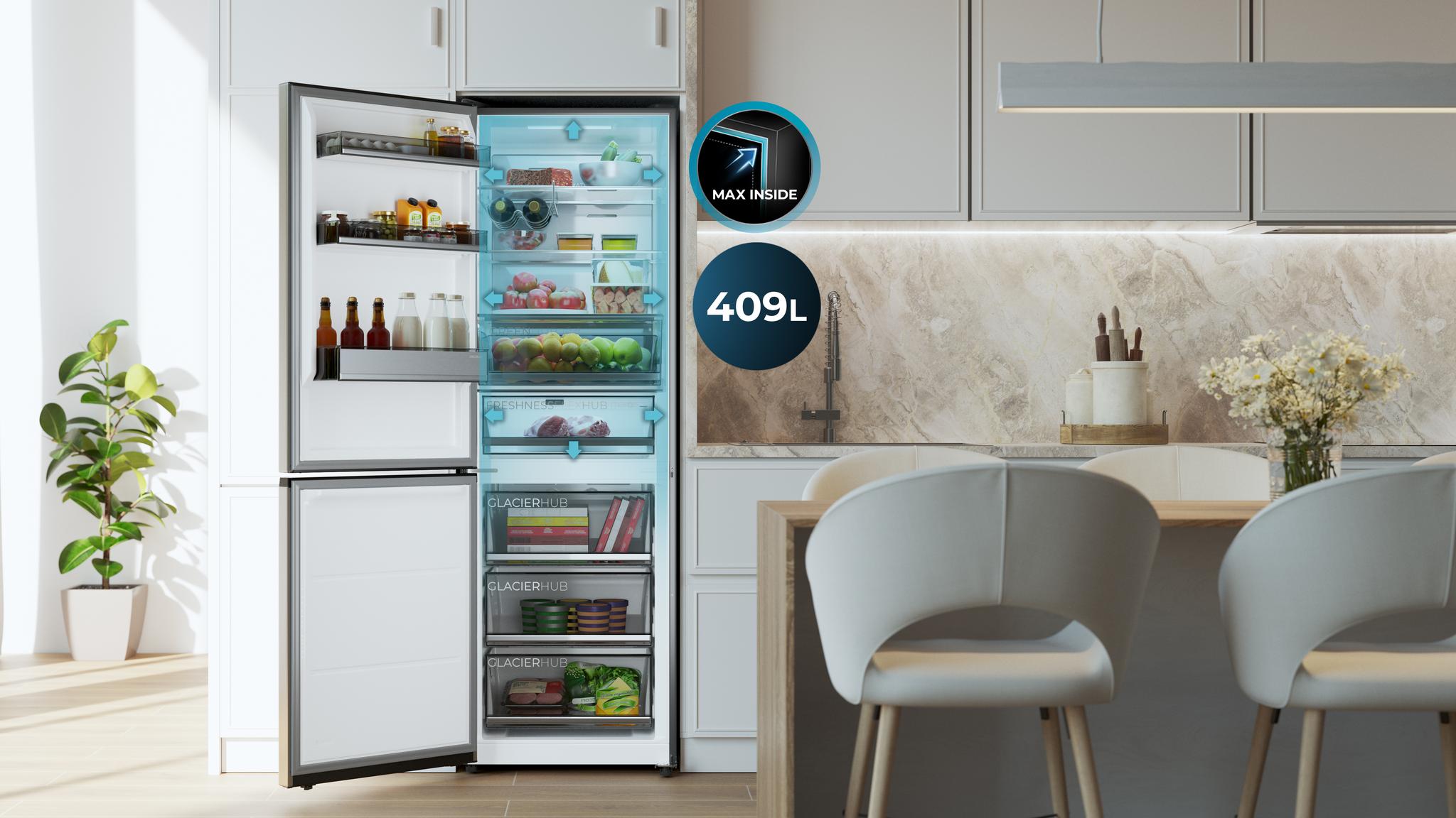 409 L de capacidad