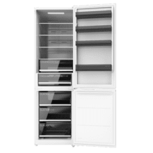 Bolero CoolMarket Combi 456 White E Frigorífico Combi Blanco, MAX INSIDE con VIP tech, Cajón Variable 6 temperaturas con control de humedad, Total No Frost, Compresor Inverter Plus, Multi AirFlow, 456 L, 201x59,5cm, Funciones Fast Cooling y Fast Freezing, Modo Smart, Green HUB XL, Display Exterior, Puertas Reversibles, Bandejas Cristal, Clase E.