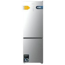 Bolero CoolMarket Combi 456 Inox E Frigorífico Combi Inox, MAX INSIDE con VIP tech, Cool Matrix, Cajón Variable 6 temperaturas con control de humedad, Total No Frost, Compresor Inverter Plus, Multi AirFlow, 456 L, 201x59,5cm Funciones Fast Cooling y Fast Freezing, Modo Smart, Green HUB XL, Display Exterior, Puertas Reversibles, Botellero, Bandejas Cristal y Clase E.