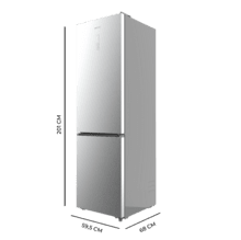Bolero CoolMarket Combi 456 Inox E Frigorífico Combi Inox, MAX INSIDE con VIP tech, Cool Matrix, Cajón Variable 6 temperaturas con control de humedad, Total No Frost, Compresor Inverter Plus, Multi AirFlow, 456 L, 201x59,5cm Funciones Fast Cooling y Fast Freezing, Modo Smart, Green HUB XL, Display Exterior, Puertas Reversibles, Botellero, Bandejas Cristal y Clase E.