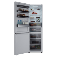 Bolero CoolMarket Combi 456 White C Weißer Kombikühlschrank, Klasse C, MAX INSIDE mit VIP-Technologie, Cool Matrix, Schublade mit variabler 6-Temperaturen-Steuerung und Feuchtigkeitskontrolle, Total No Frost, Inverter Plus-Kompressor, Multi AirFlow, 456 l, 201 x 59,5 cm, Schnellkühl- und Schnellgefrierfunktionen, Smart-Modus, Green HUB XL, Außendisplay, Türen umkehrbar, Flaschenregal und Glastabletts.