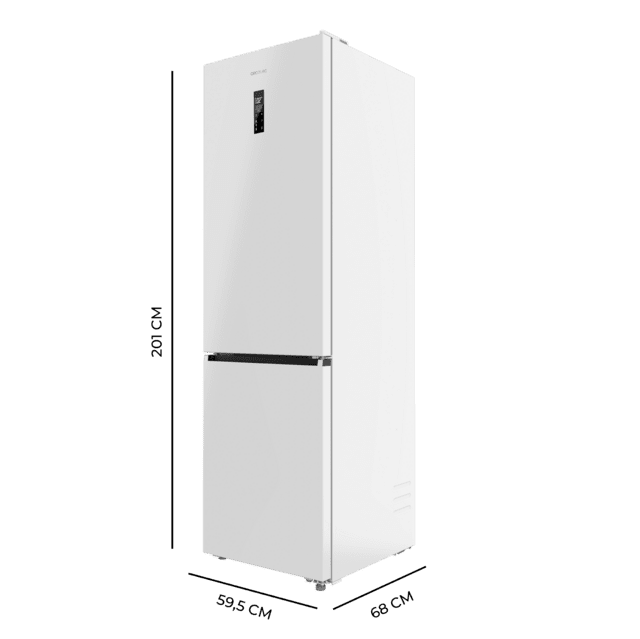 Bolero CoolMarket Combi 456 White C Frigorífico Combi Blanco, Clase C, MAX INSIDE con VIP tech, Cool Matrix, Cajón Variable 6 temperaturas con control de humedad, Total No Frost, Compresor Inverter Plus, Multi AirFlow, 456 L, 201x59,5cm Funciones Fast Cooling y Fast Freezing, Modo Smart, Green HUB XL, Display Exterior, Puertas Reversibles, Botellero y Bandejas Cristal.