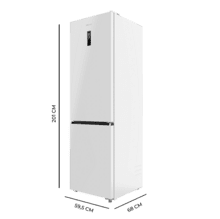 Bolero CoolMarket Combi 456 White C Frigorífico Combi Blanco, Clase C, MAX INSIDE con VIP tech, Cool Matrix, Cajón Variable 6 temperaturas con control de humedad, Total No Frost, Compresor Inverter Plus, Multi AirFlow, 456 L, 201x59,5cm Funciones Fast Cooling y Fast Freezing, Modo Smart, Green HUB XL, Display Exterior, Puertas Reversibles, Botellero y Bandejas Cristal.