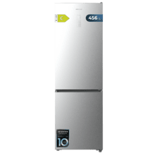 Bolero CoolMarket Combi 456 Inox C Frigorífico Combi Inox, Clase C, MAX INSIDE con VIP tech, Cool Matrix, Cajón Variable 6 temperaturas con control de humedad, Total No Frost, Compresor Inverter Plus, Multi AirFlow, 456 L, 201x59,5cm Funciones Fast Cooling y Fast Freezing, Modo Smart, Green HUB XL, Display Exterior, Puertas Reversibles, Botellero y Bandejas Cristal.