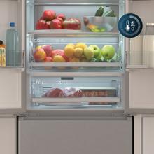 Bolero CoolMarket Combi F2D 395 Inox E Frigorífico Combi Inox Puerta Francesa, MAX INSIDE con VIP tech, Cool Matrix, Cajón Variable 6 temperaturas con control de humedad, Total No Frost, Compresor Inverter Plus, Multi AirFlow, 395L, 185x59,5cm Funciones Fast Cooling y Fast Freezing, Modo Smart, Green HUB XL, Display Exterior, Botellero, Bandejas Cristal y Clase E.