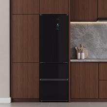 Bolero CoolMarket Combi F2D 395 Black Glass E Frigorífico Combi Cristal Negro Puerta Francesa, MAX INSIDE con VIP tech, Cool Matrix, Cajón Variable 6 temperaturas con control de humedad, Total No Frost, Compresor Inverter Plus, Multi AirFlow, 395 L, 185x59,5cm Funciones Fast Cooling y Fast Freezing, Modo Smart, Green HUB XL, Display Exterior, Botellero, Bandejas Cristal y Clase E.