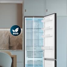 Bolero CoolMarket Combi 336 Inox A Frigorífico Combi Inox Clase A, Apertura 90º, Total No Frost, Fresh Flex, Humidity Flex, Gran Capacidad 336L, Compresor Inverter Plus, Multi AirFlow, Modo ECO, Fast Freezing, Puerta Reversible, Display Exterior, Botellero, Ultra Silencioso 35dB, Medidas 59,5×57,9×201,72 cm