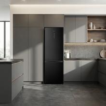 Bolero CoolMarket Combi 336 Dark A Frigorífico Combi Inox Oscuro Clase A, Apertura 90º, Total No Frost, Fresh Flex, Humidity Flex, Gran Capacidad 336L, Compresor Inverter Plus, Multi AirFlow, Modo ECO, Fast Freezing, Puerta Reversible, Display Exterior, Botellero, Ultra Silencioso 35dB, Medidas 59,5×57,9×201,72 cm
