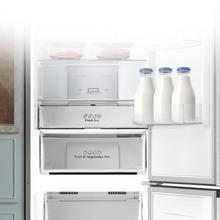 Bolero CoolMarket Combi 336 Dark A Frigorífico Combi Inox Oscuro Clase A, Apertura 90º, Total No Frost, Fresh Flex, Humidity Flex, Gran Capacidad 336L, Compresor Inverter Plus, Multi AirFlow, Modo ECO, Fast Freezing, Puerta Reversible, Display Exterior, Botellero, Ultra Silencioso 35dB, Medidas 59,5×57,9×201,72 cm