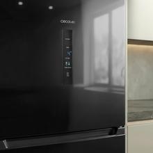 Bolero CoolMarket Combi 336 Dark A Frigorífico Combi Inox Oscuro Clase A, Apertura 90º, Total No Frost, Fresh Flex, Humidity Flex, Gran Capacidad 336L, Compresor Inverter Plus, Multi AirFlow, Modo ECO, Fast Freezing, Puerta Reversible, Display Exterior, Botellero, Ultra Silencioso 35dB, Medidas 59,5×57,9×201,72 cm