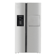 Bolero CoolMarket SBS 556 WID Inox E Frigorífico Americano SBS Inox con Dispensador Automático de Agua y Hielo, Filtro de Agua, HomeBar, Extra Capacidad 556L, Door Display, MetalFlex Cooling, Multi AirFlow, Total NoFrost, Compresor Inverter Plus, Luz LED, Fast Freezing, Fast Cooling & Apertura de Puerta a 90º
