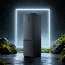 Bolero CoolMarket Combi 405 WL Elite Onyx Stone D - Frigorífico Combi Onyx Stone con interior Elite Grey y MAX INSIDE, MetalFlex Cooling, Fresh Flex, Elite Grey, ADF+ Antiolores, Display Full Color, Total NoFrost, Puerta Reversible, Compresor Inverter Plus, Ultra Silencioso 37dB, Modo ECO, Ultra Fast Freezing, Fast Cooling, Clase Energética D