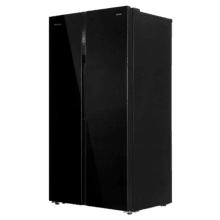 Bolero CoolMarket SBS 623 Black Glass E Frigorífico Americano SBS acabado cristal negro con Super Capacidad de 623L, Laterales 8mm, Freshness Flex HUB 25L con Modos Green, Chill y Fresh, Display Full Color, MetalFlex Cooling, Green HUB con HumidPad, Anti-bacteria Freshness, AuraLED, Multi AirFlow, Total NoFrost, Compresor Inverter Plus, Fast Freezing & Cooling, Modo Smart y Apertura Puerta 90º