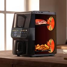 Cecofry DuoLevel 10000 DuoSize Window Freidora de aire de 10L con ventanas, con cubetas superpuestas de 3.5L y 6.5L, 2000 W de potencia, control táctil, y 10 programas preconfigurados para una cocción rápida y saludable.