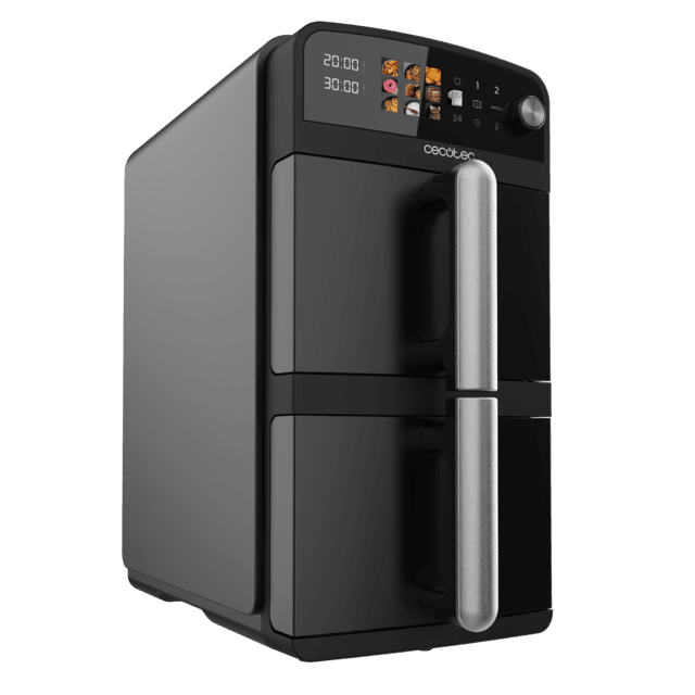 Cecotec Cecofry DuoLevel 10000 vista lateral con panel táctil
