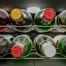 Bolero GrandSommelier 800H CoolCrystal Vinoteca Termoeléctrica Horizontal, Capacidad 8 Botellas, Silenciosa 35dB, Temperatura 8 a 18ºC, Humedad 50%-80%, Estantes Metálicos, Control Táctil, Clase E, Luz LED, Negra