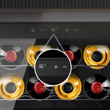 Bolero GrandSommelier 800H CoolCrystal Vinoteca Termoeléctrica Horizontal, Capacidad 8 Botellas, Silenciosa 35dB, Temperatura 8 a 18ºC, Humedad 50%-80%, Estantes Metálicos, Control Táctil, Clase E, Luz LED, Negra