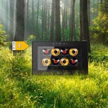 Bolero GrandSommelier 800H CoolCrystal Vinoteca Termoeléctrica Horizontal, Capacidad 8 Botellas, Silenciosa 35dB, Temperatura 8 a 18ºC, Humedad 50%-80%, Estantes Metálicos, Control Táctil, Clase E, Luz LED, Negra