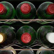 Bolero GrandSommelier 1255 CoolCrystal Vinoteca Termoeléctrica, Capacidad 12 Botellas, Silenciosa 35dB, Temperatura 8 a 18ºC, Humedad 50%-80%, Estantes Metálicos, Control Táctil, Clase E, Luz LED, Negra