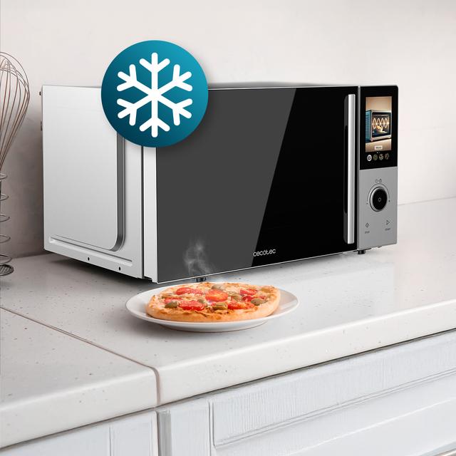 Convection 2500 Touch Micro-ondes numérique tactile de 25 L et 900 W avec sélecteur.