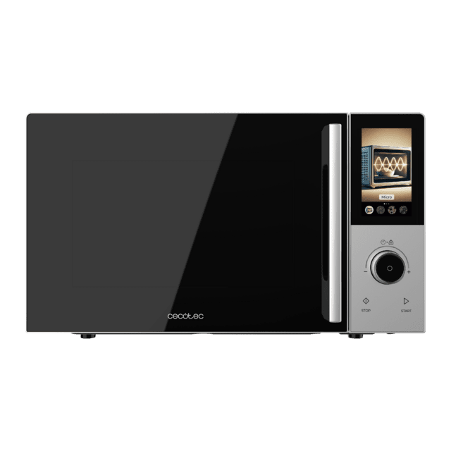 Convection 2500 Touch Micro-ondes numérique tactile de 25 L et 900 W avec sélecteur.